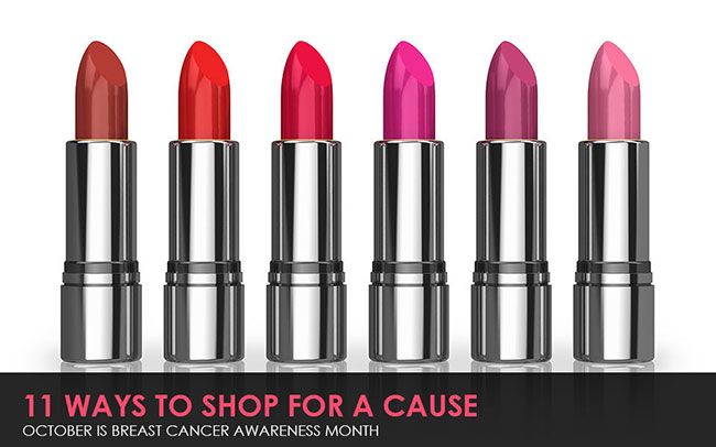 BCA-Shopping-Header Shop for a Cause Shop for a Cure Breast Cancer Awareness